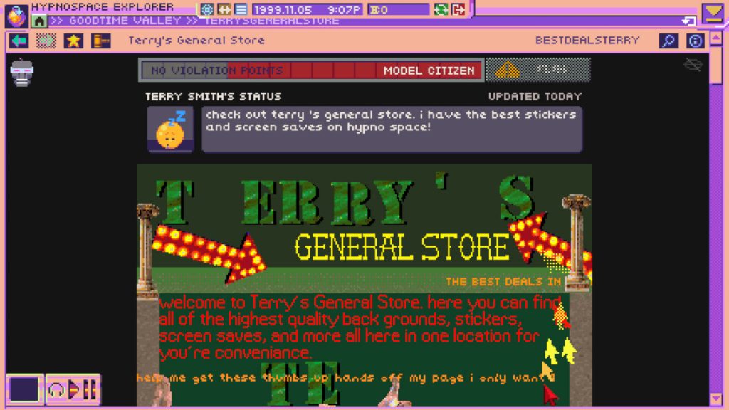 hypnospace outlaw terry